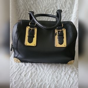 Aldo, Tote Hand Bag, Black/Gold